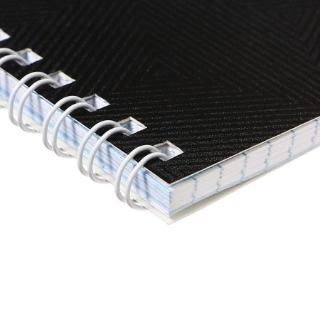 Notepad A6, 40 sheets, in a cage on the crest "Monochrome", cover coated cardboard, block 60g/m2, mix-5
