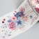 Adhesive tape paper "gray-pink flowers" width 5.4 cm winding 3 m 5.4x3.8x3.8 cm