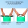 Yugana a herringle, PVC, waterproof 5 liters, one belt, green