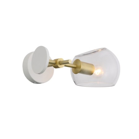 Sconces st. SL434.201.01. Calmare. 1x40 W, E14, 32.2x15 cm, brass color-5