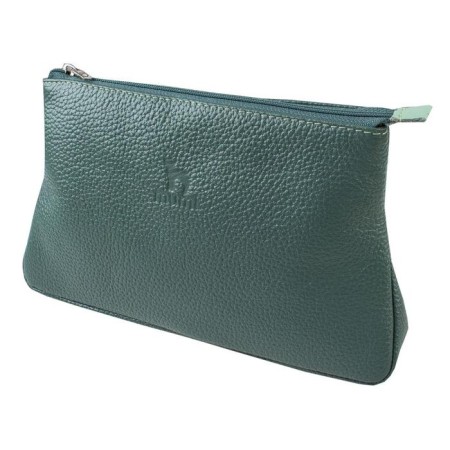 Lightning cosmetic bag, green color