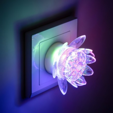 Night Plastic "Flower" 8x8x7.5 cm Risalux-5