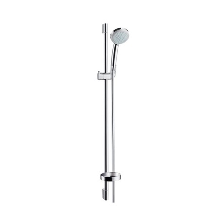 Hansgrohe Croma 100 shower headset with a 90 cm bar and soap