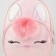 Baby backpack for girls with sparkles "Bunny"