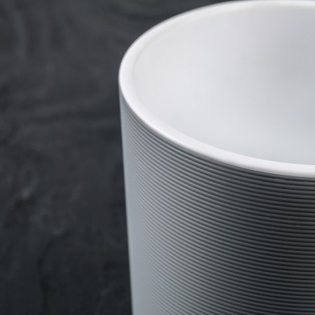 Pot with the insert "Lyon", 2 l, the color is gray-1