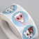 Stick Paper "Tropical fauna" d = 2.5 cm 500 pcs in a roll 3x6.5x6.5 cm