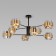 Ceiling chandelier with ARCADA, 60W, E14, 80x80x34.5 cm