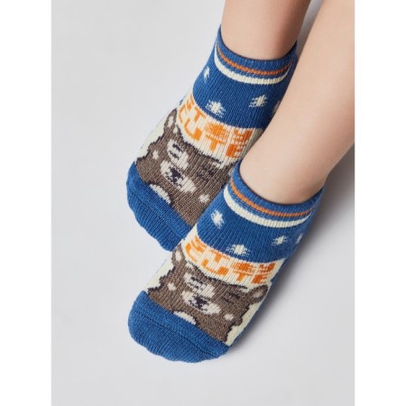 Anti-slip children's cotton Conte kids sof-tiki, size 10, Blue color-1
