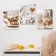 Carty watch wall modular "Good morning", 49x39 cm, silent, triptych