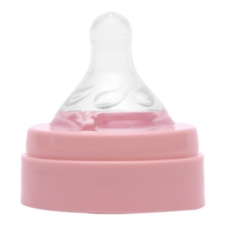 A bottle for feeding with a wide throat and silicone nipple milk, 250 ml-3