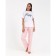Women's pants KAFTAN "Beautiful", col. White/pink, p. 44-46
