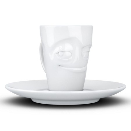 Coffee cup with a saucer TASSEN Impish, 80 ml, white color-9