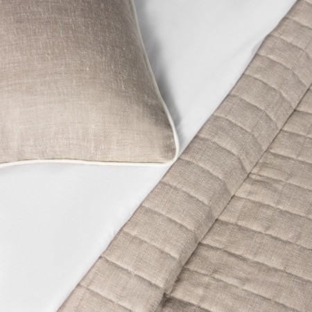 Konni set: cover 230 x 250 cm, pillowcase 45 x 45 cm - 2 pcs, brown color-3