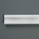Ceiling skirting board 06013E, white 54x27x2000 mm