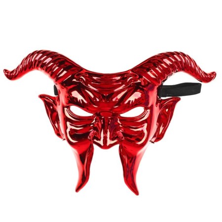 Carnival mask "Devil", red color