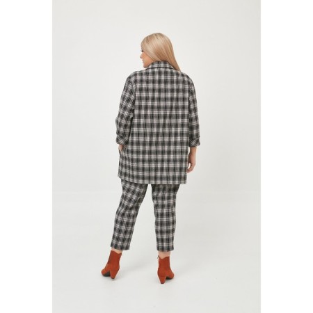 Female suit, size 54, black color-3