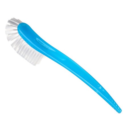 Brush for washing bottles and nipples, 25x9cm., Blue color-5