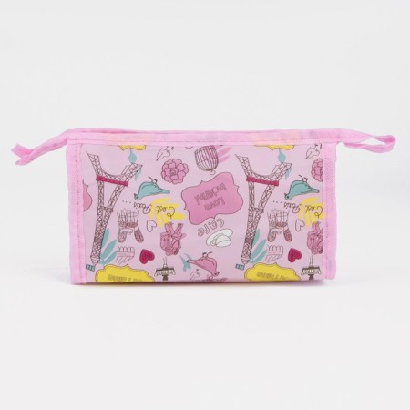 Lightning cosmetic bag, pink color-1