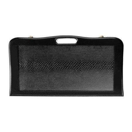 Backgammon wooden skin with a handle large 55 x 55 cm, black, board game