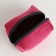 Cosmetic bag Dor units, 13*6*9, lightning department, lining, raspberry