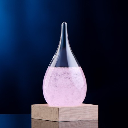 Barometer - Stormglass "drop" 12x6cm, mix-2