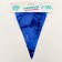 Garland "flags", 20 flags, 10 meters, blue color