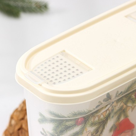 Capacity for bulk products "Fairy Tale", 2.5 l, white color-4