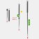 Telescopic mop handle 135 cm