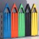 Kashpo wooden 18 × 7 × 20.4 cm envelope "pencils", gray