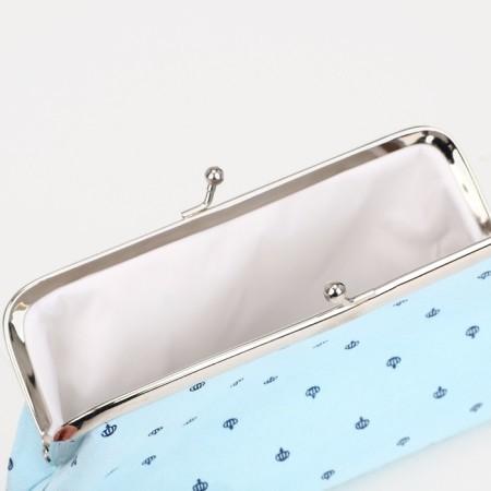 Cosmetic bag on the farmar, blue color-2
