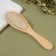 Massage comb, 6 × 22 cm, color "light wood"