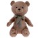 Soft toy "Bear Eddie with a bow", beige-gray color, 30 cm