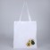 Bag - a chover in a bank, without a lining, without lightning, white, “bloom”, 35 x 40 x 0.5 cm