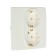 LEGRAND ETIKA 672223, 16 A, double, hidden, with salary, white