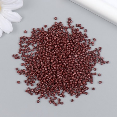 Glass beads 12/0 "ash-brown" bright 450 gr-1