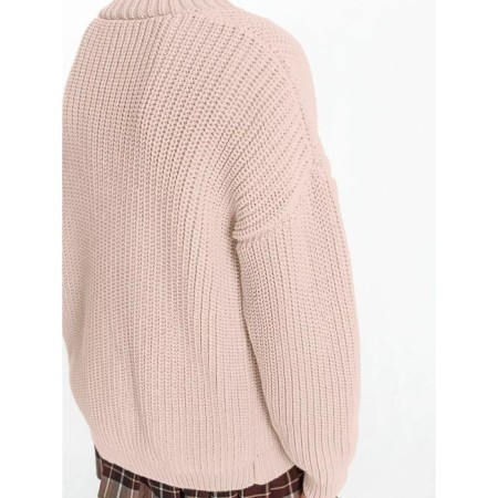 Cardigan for girls, height 122 cm, white-pink color-11