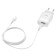 Network charger Hoco C72A, 1 USB, 2.1 A, Micro USB - USB, 1 m, white cable