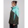 Ski jacket female winter, size 58, turquoise color
