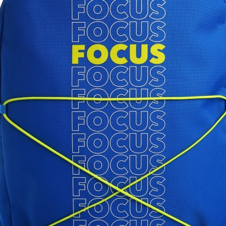 School textile Backpack with lacing Focus, 38x29x11 cm, blue-5