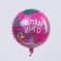 Foil balloon 18 "Flachlamingo", circle