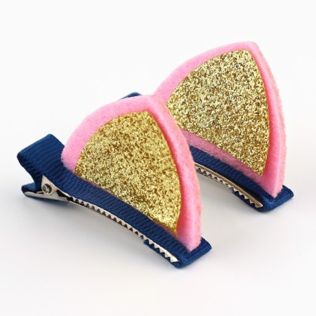 Hairpins for hair "Kotik", 2 pcs, 8.7 x 8.5-4