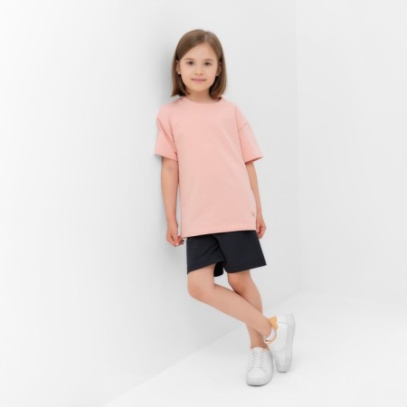 Kids (T -shirt, shorts) minku beige color/ graphite, height 116 cm-16
