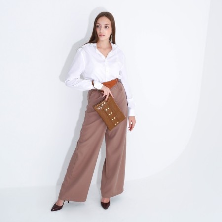 Lightning bag bag, brown color-5