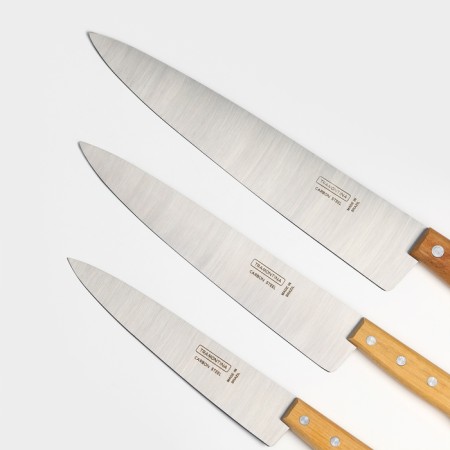 Set of kitchen knives Tramontina Carbon "Cook Troika", 3 pcs: blade 20 cm, 25 cm, 30cm-2
