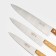 Set of kitchen knives Tramontina Carbon "Cook Troika", 3 pcs: blade 20 cm, 25 cm, 30cm