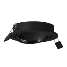 The luminaire housing is built -in rotary Ambrella diy System Elements C7652 for nozzles D70 mm, GU5.3, color black sand