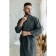 Tainted male robe, size 50, graphite color