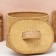 Oval breadstone "Forest glade", 28x20x27 cm, birch bark