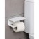 Loft toilet paper holder, 160 × 110 × 85 mm, white color