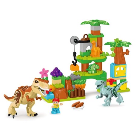 Designer "Dinosaur Park", 2 assembly options, 80 parts-1